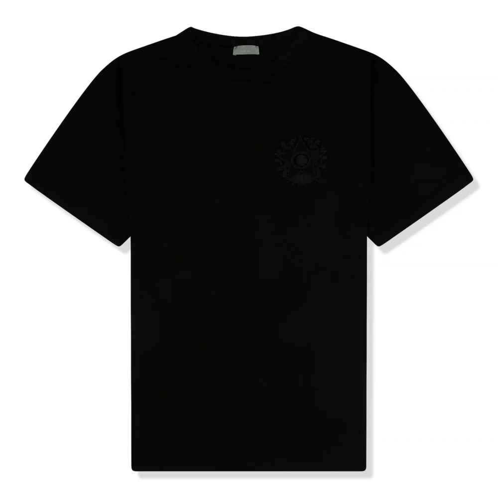 Dior CD Étoile Embroidered Oversized Black T Shirt