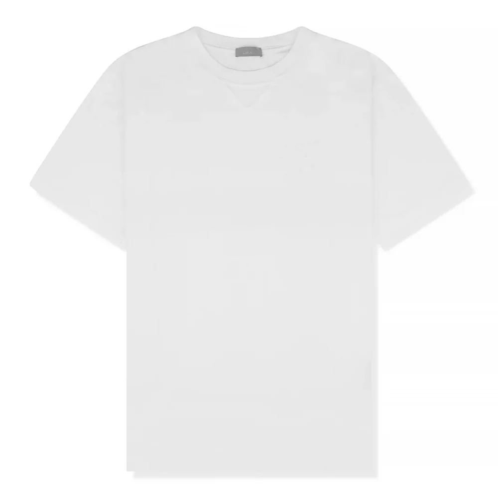 Dior CD Étoile Embroidered Oversized White T Shirt