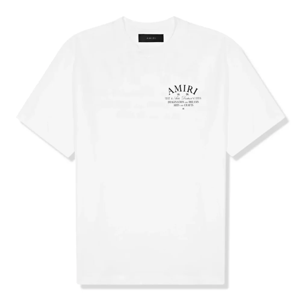 Amiri Arts District White T Shirt