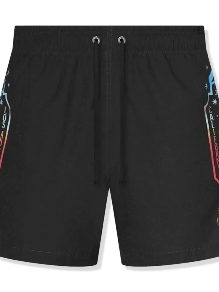 Amiri Fortune Black Swim Shorts