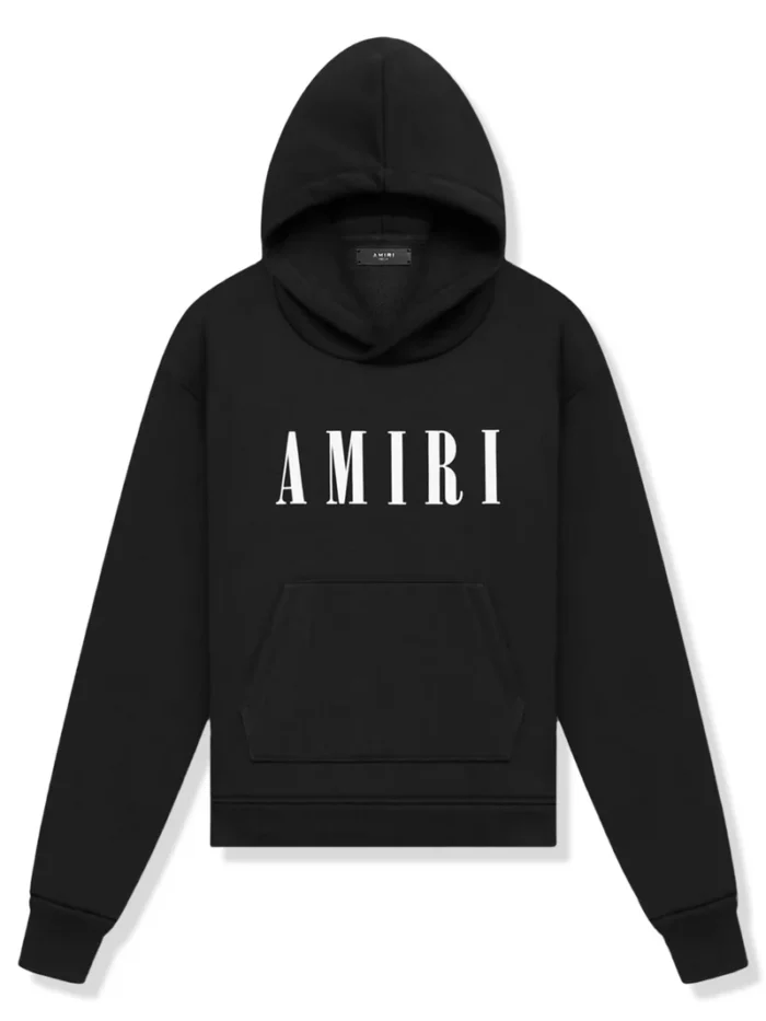 Amiri Kids 'Amiri' Black Hoodie