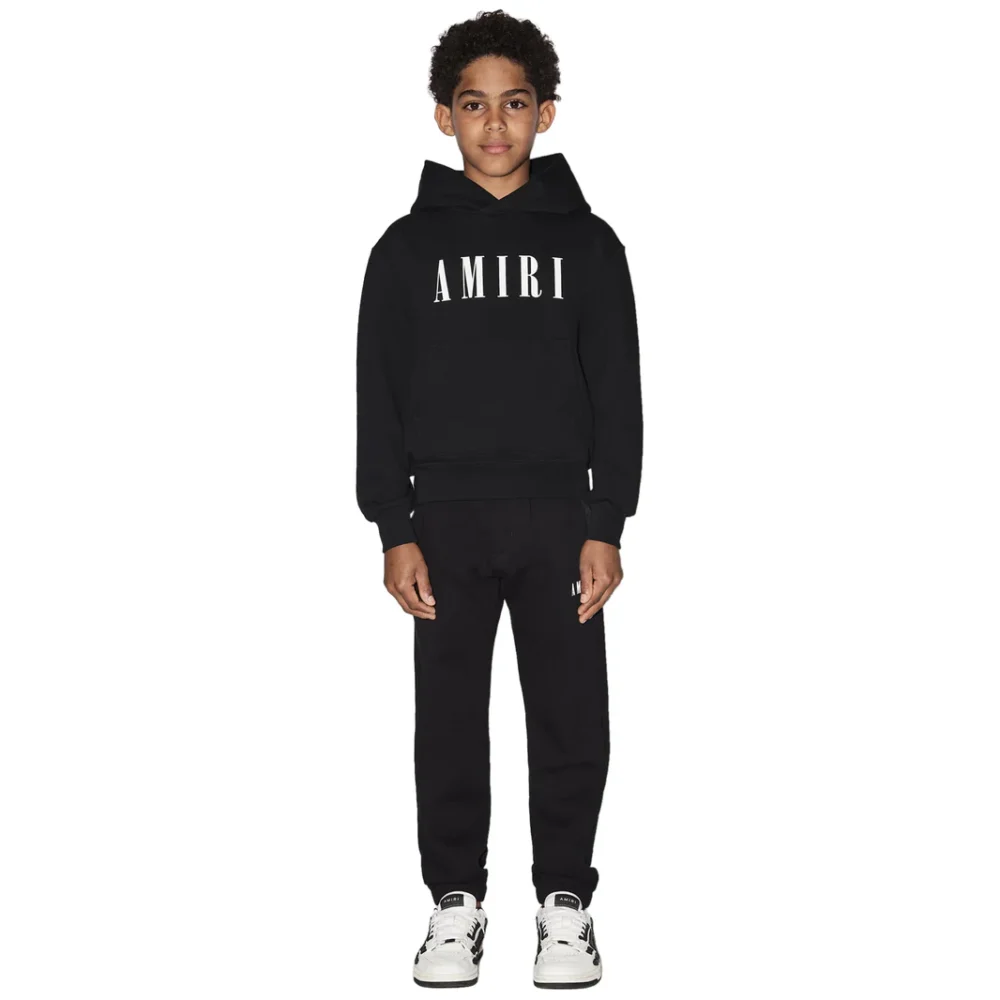 Amiri Kids 'Amiri' Black Hoodie - Image 3