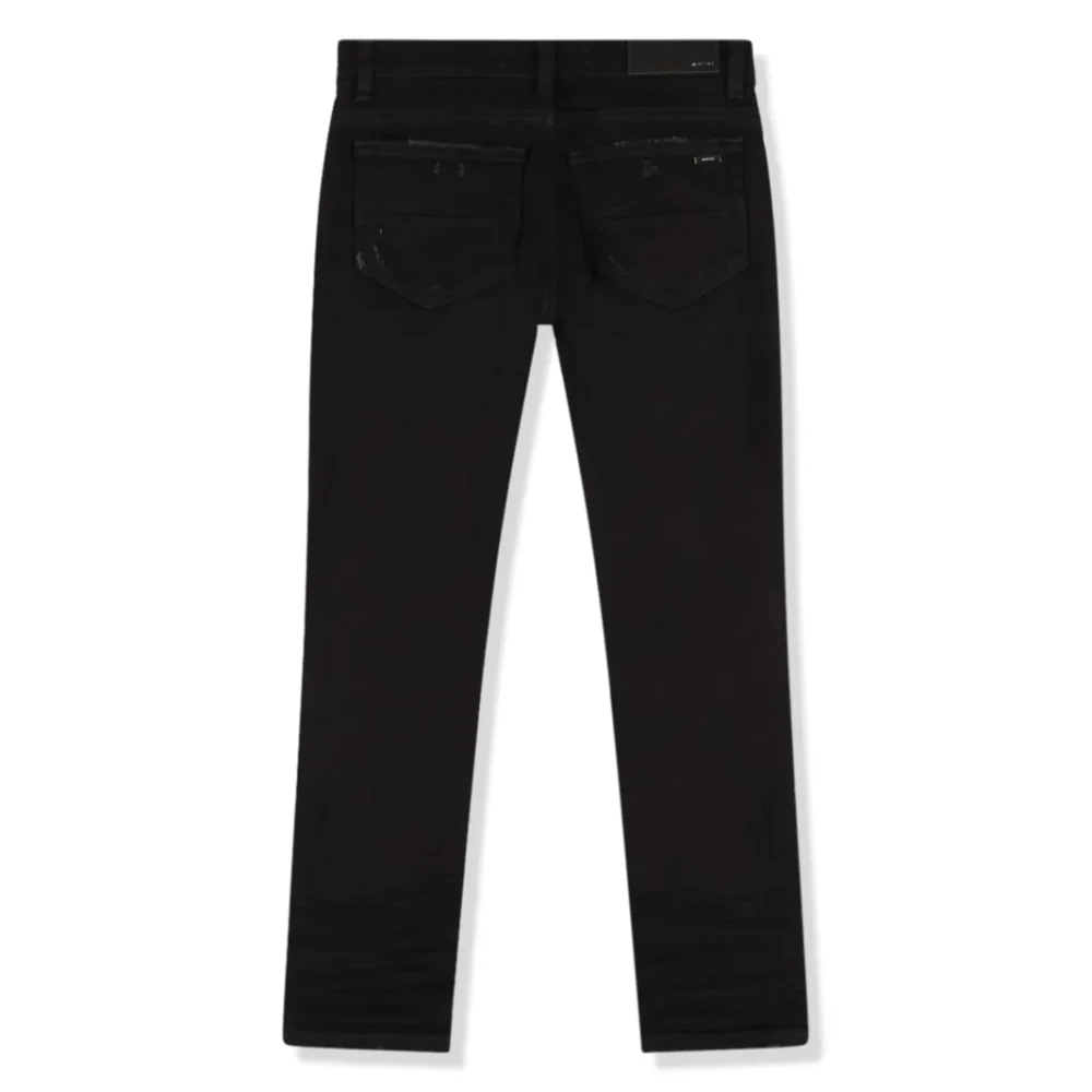 Amiri Kids Stack Black Jeans - Image 3