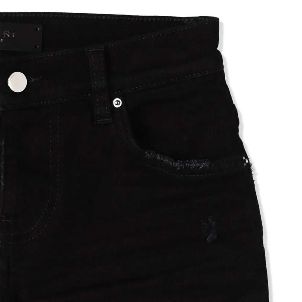 Amiri Kids Stack Black Jeans - Image 4