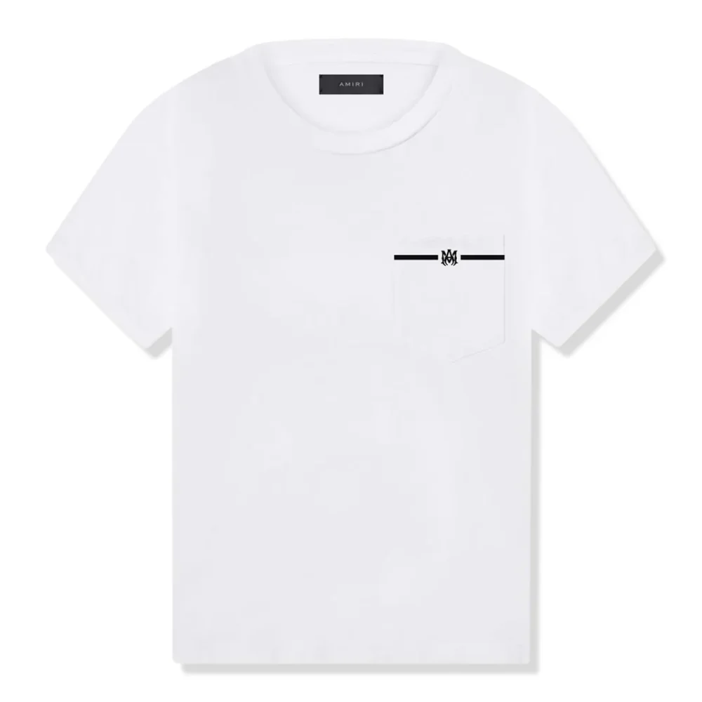 Amiri MA Pocket White T Shirt
