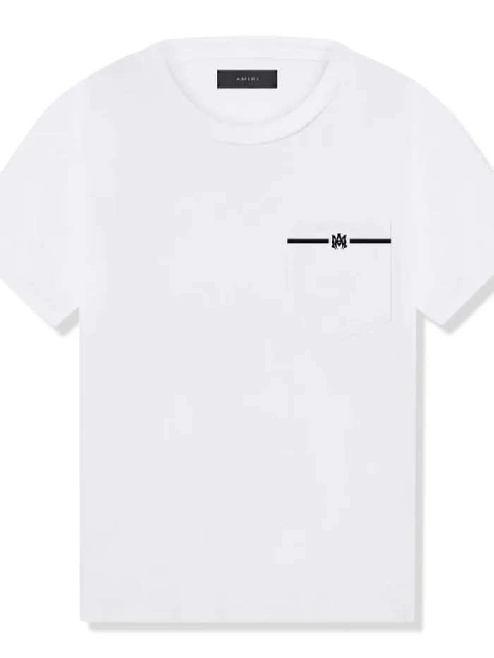 Amiri MA Pocket White T Shirt