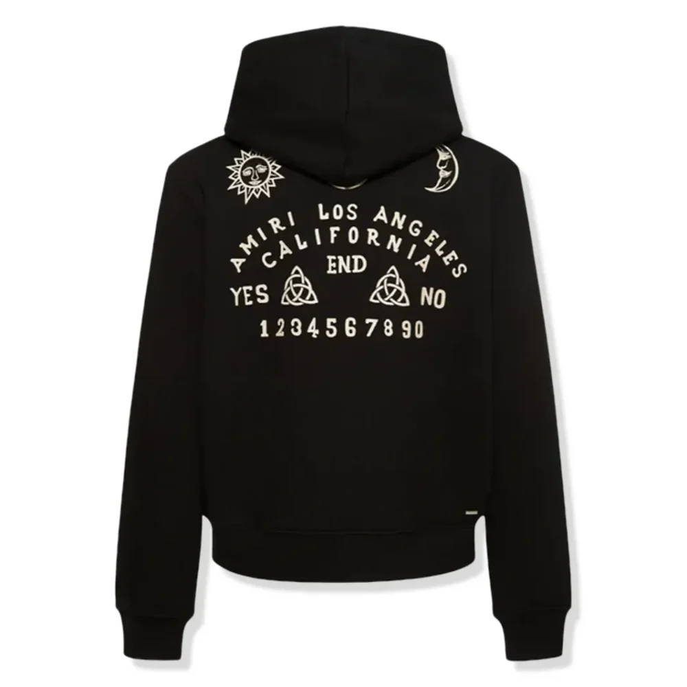 Amiri Ouija Board Black Hoodie - Image 2