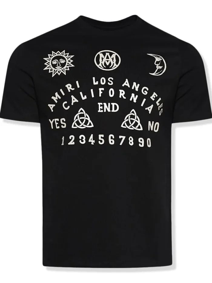 Amiri Ouija Board Black T Shirt