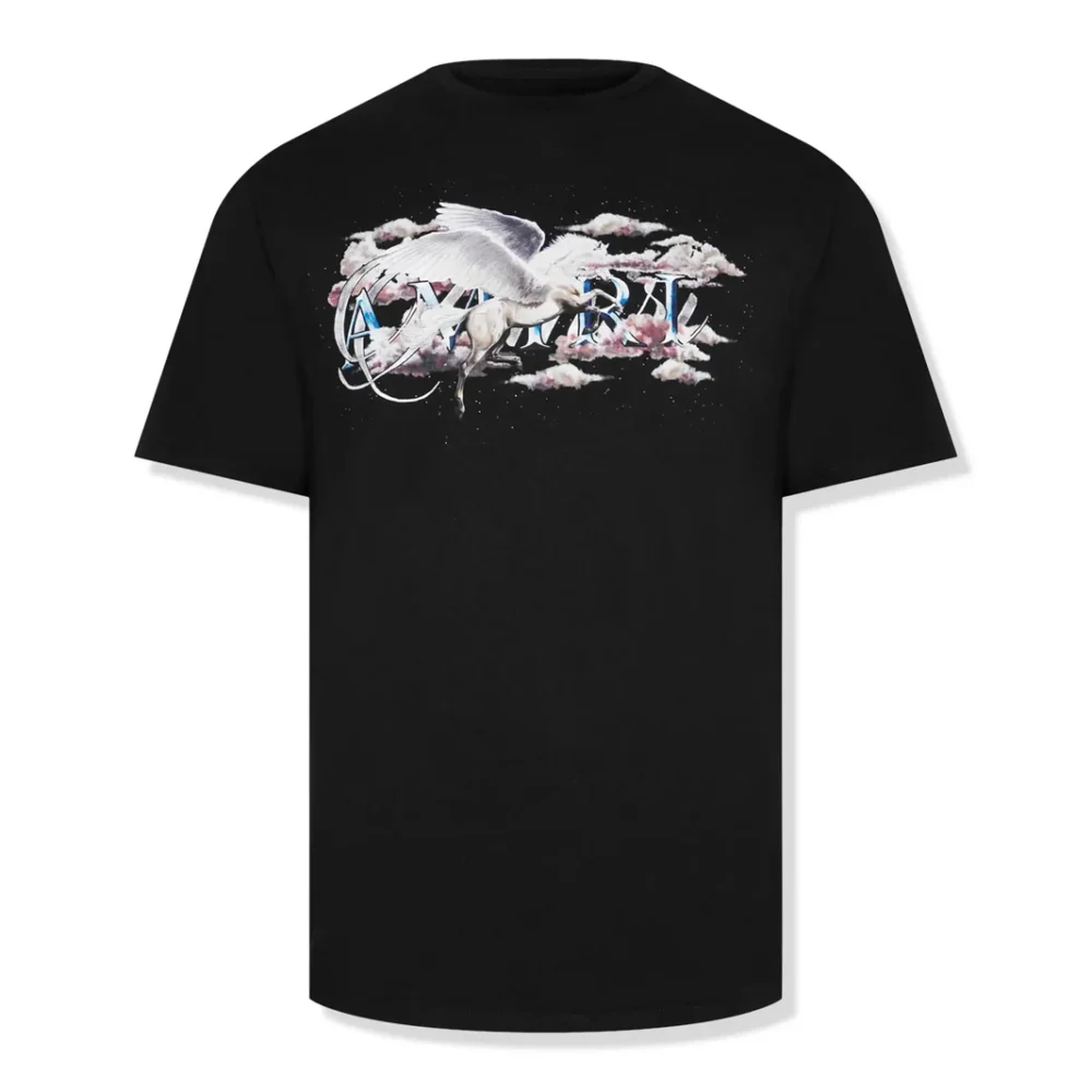 Amiri Pegasus Script Logo Black T Shirt Original price Price