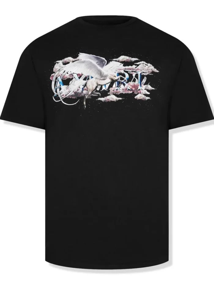 Amiri Pegasus Script Logo Black T Shirt Original price Price