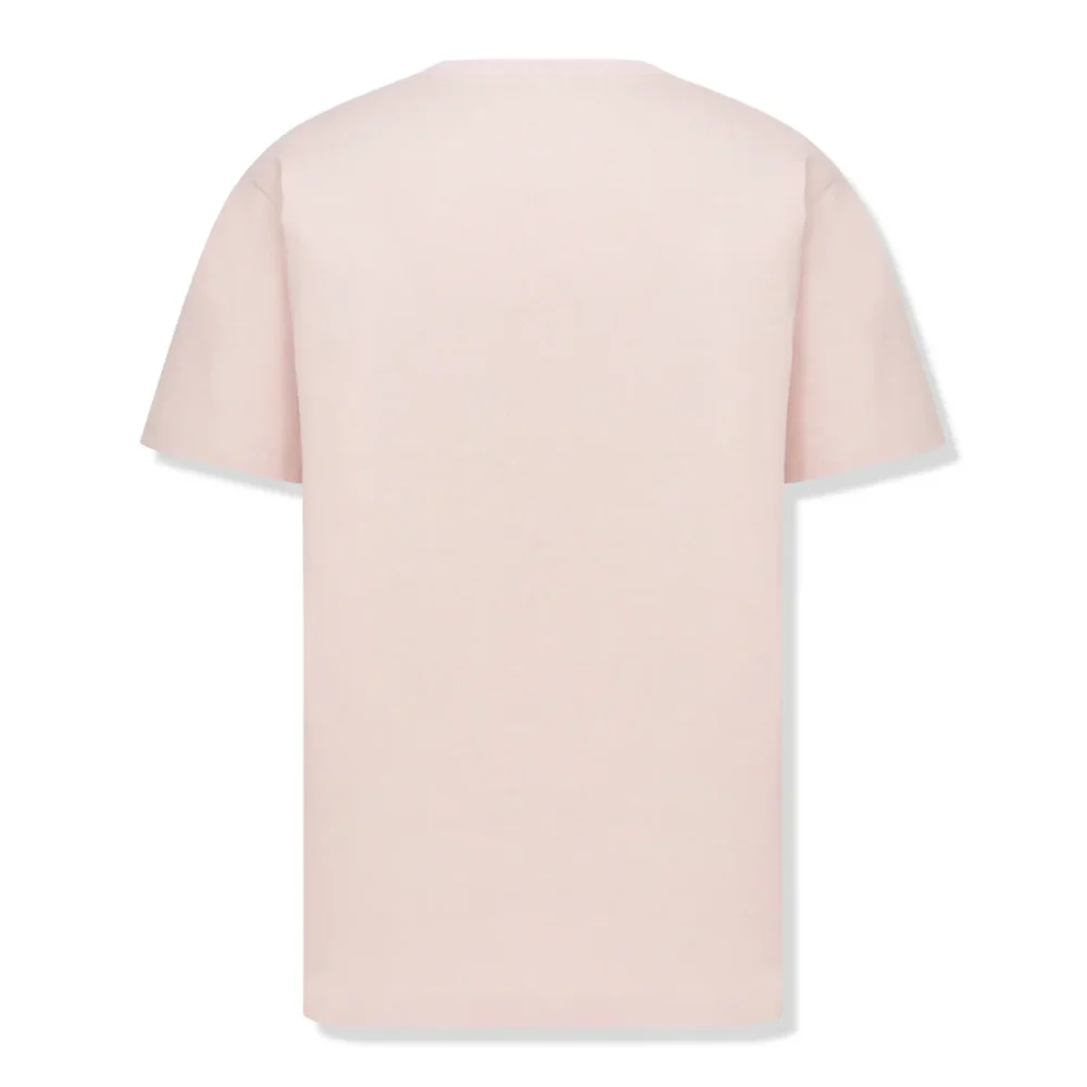 Dior CD Icon Relaxed Fit Cotton Pink T Shirt - Image 2
